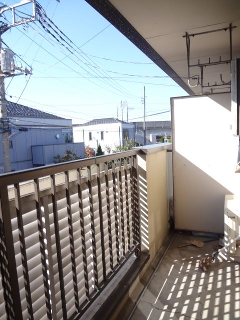 Balcony. Spacious veranda