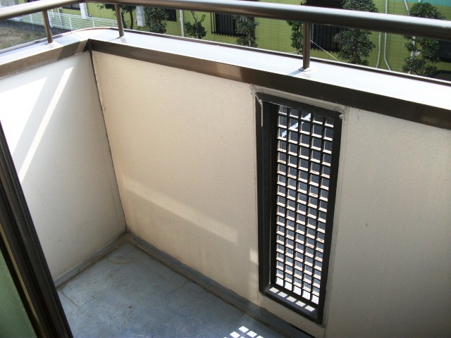 Balcony. South-facing balcony.
