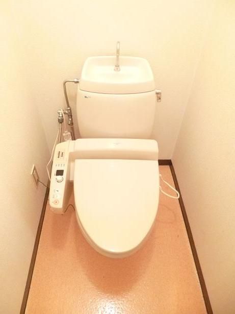 Toilet. Clean toilet! ! Settle down in white tone