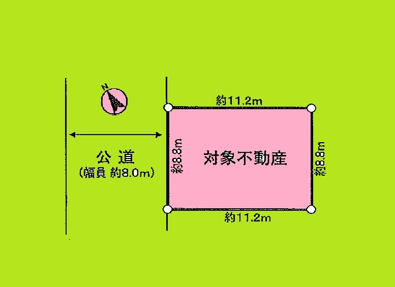 Compartment figure. 25,800,000 yen, 5K, Land area 99.59 sq m , Building area 88.6 sq m