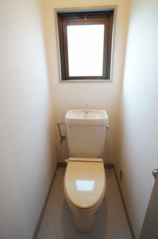 Toilet. Toilet with a small window
