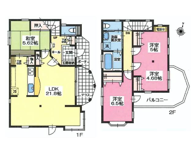 Floor plan. 26,900,000 yen, 3LDK, Land area 117.59 sq m , Building area 95.02 sq m floor plan