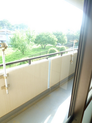 Balcony. Wide balcony