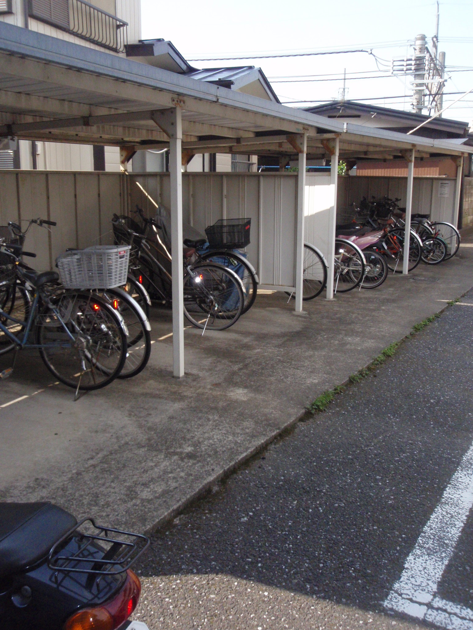 Other common areas. Covered parking lot