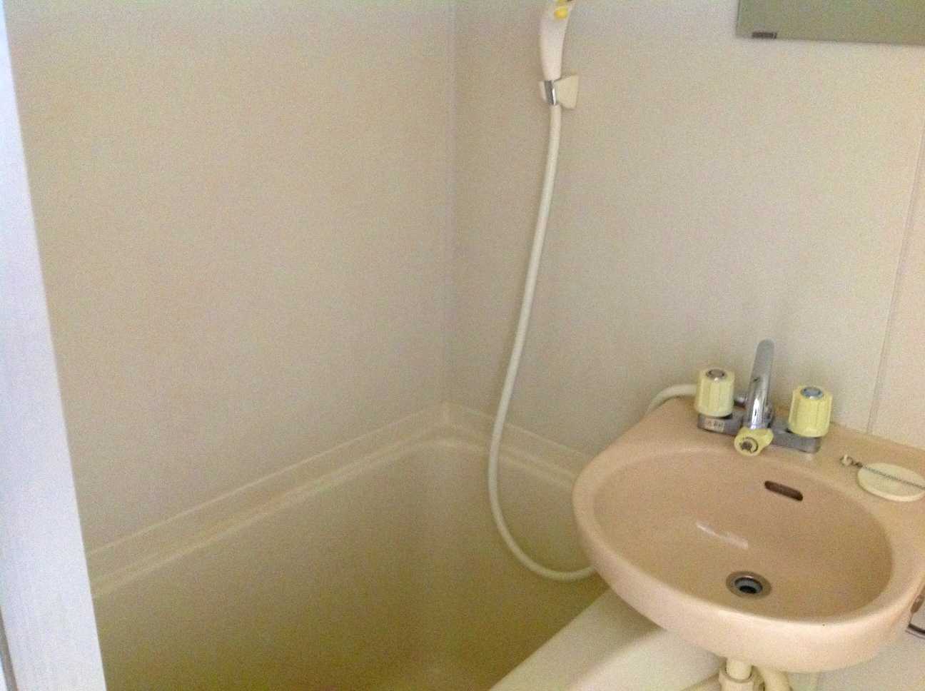 Bath. With bathroom dryer