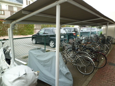 Other common areas. On-site bicycle parking lot