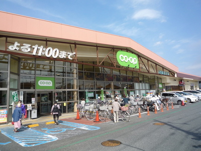 Supermarket. 700m to the Co-op (super)