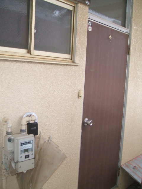 Entrance. Entrance door (from the outside)