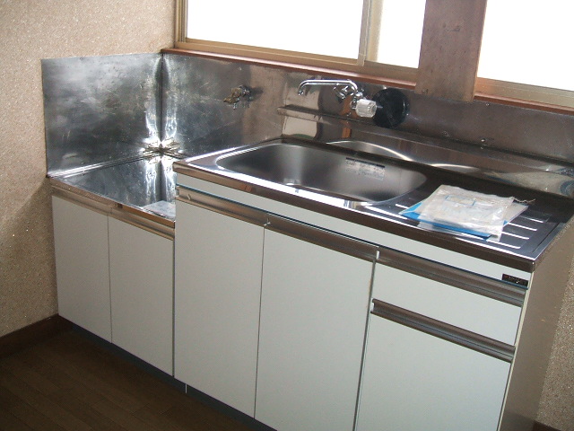 Kitchen. Kitchen is bright. Gas stove installation Allowed.