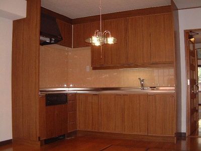 Kitchen. L-shaped kitchen