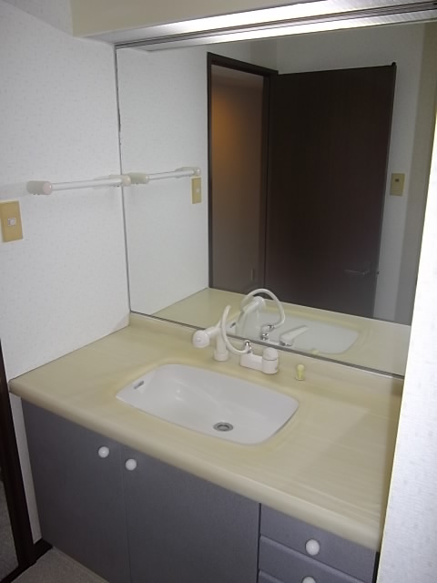 Washroom. Independent wash basin