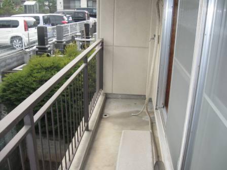 Balcony. Your laundry Ease with less movement because there is a washing machine yard in veranda
