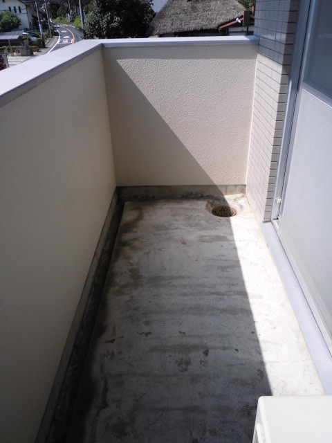 Balcony. South-facing veranda. Day is good