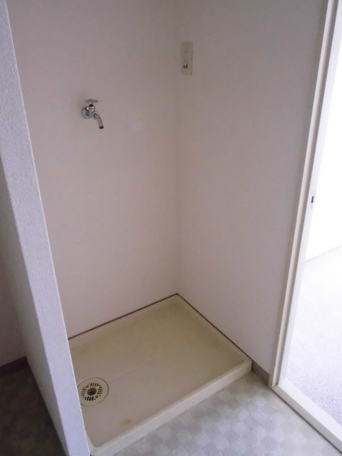 Washroom. Is Indoor Laundry Area. Peace of mind with a washing machine bread.