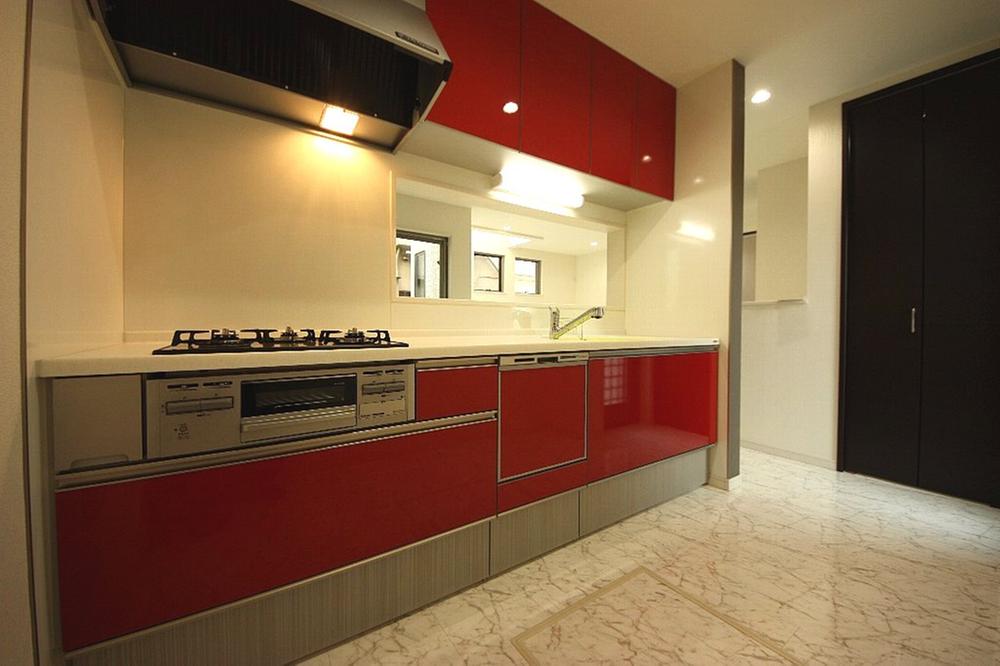 Kitchen. System kitchen It is with dishwasher 2013 December shooting