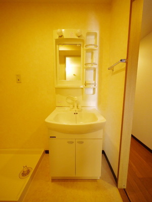 Washroom. Independent wash basin