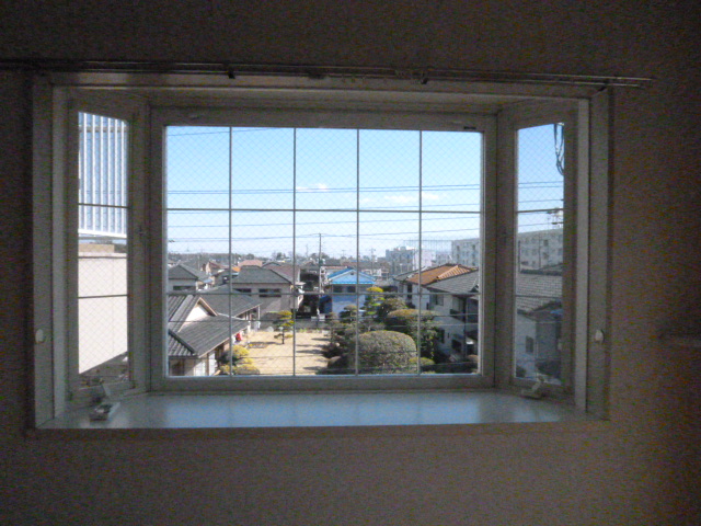 View. The view from the bay window