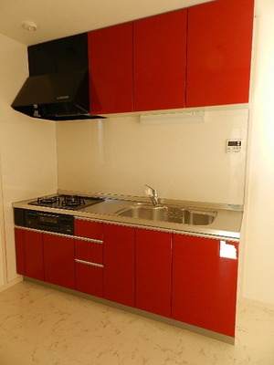 Kitchen. System Kitchen 3-neck with stove