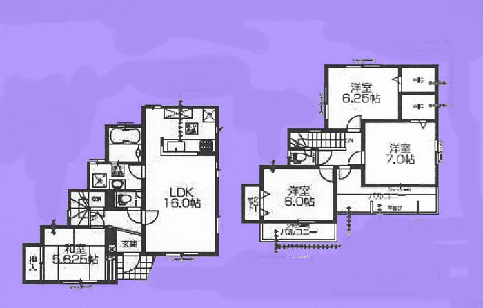 Floor plan. (Building 2), Price 31,800,000 yen, 4LDK, Land area 122.8 sq m , Building area 99.15 sq m