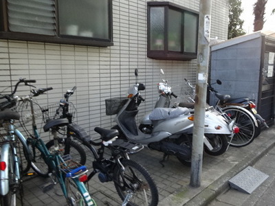 Other common areas. Bicycle parking space