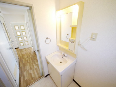 Washroom. Independent wash basin
