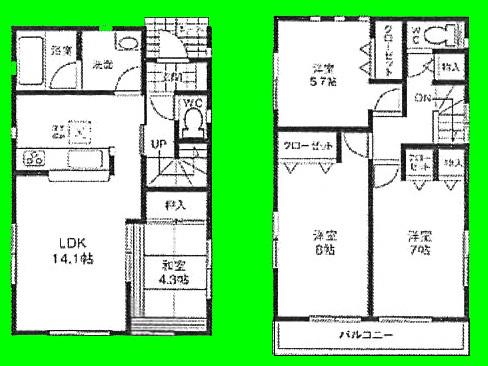 Floor plan. (2), Price 29,800,000 yen, 4LDK, Land area 120.02 sq m , Building area 90.72 sq m