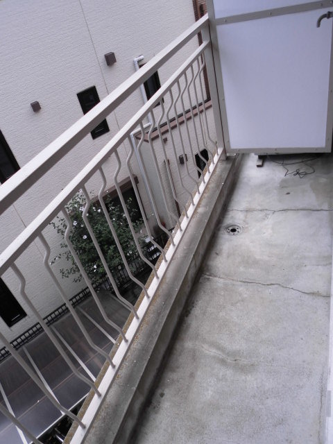 Balcony. Laundry Area is here
