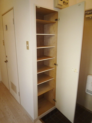 Entrance. Shoe box