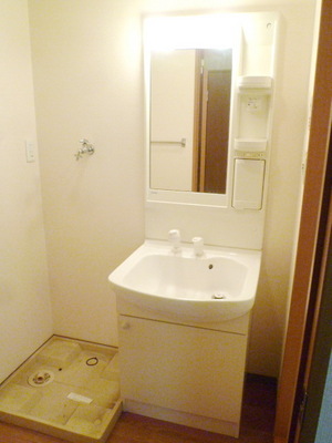 Washroom. Independent wash basin