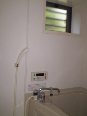 Bath. Bathroom with a window