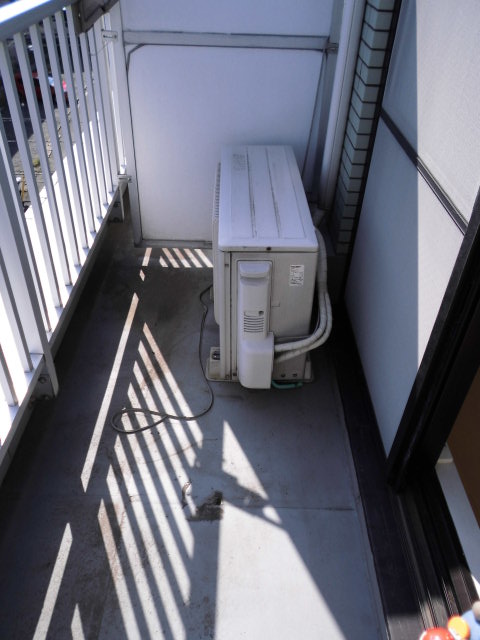 Balcony. Facing east, Firm veranda in the apartment structure