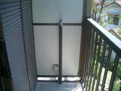 Balcony. Laundry Area