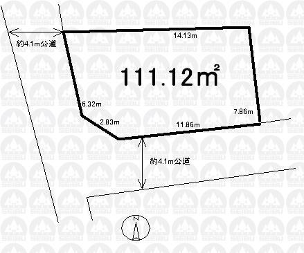 Compartment figure. Land price 30 million yen, Land area 111.12 sq m compartment view
