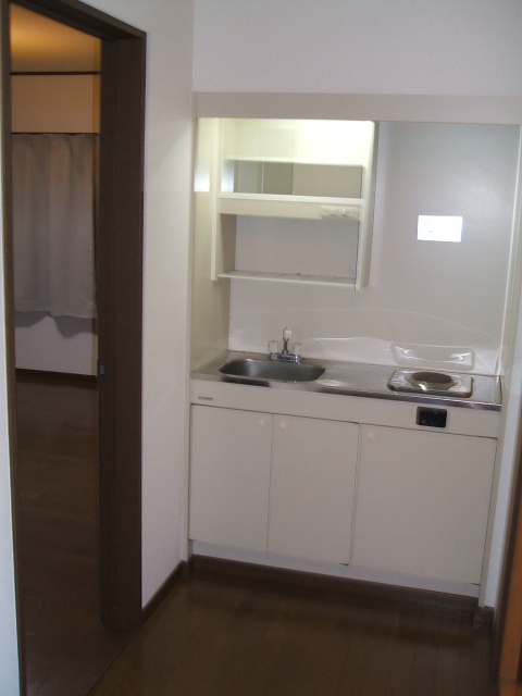 Kitchen. There is a mini kitchen to 2F