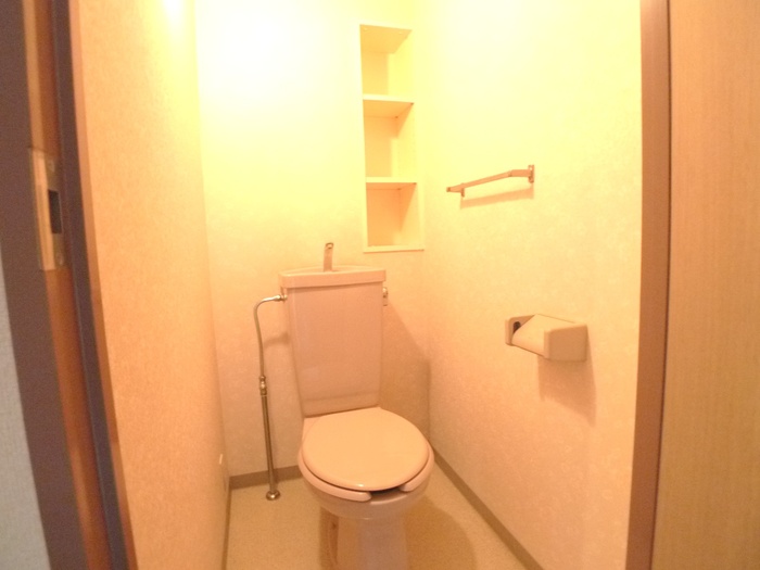 Toilet. Of course, bus toilet by