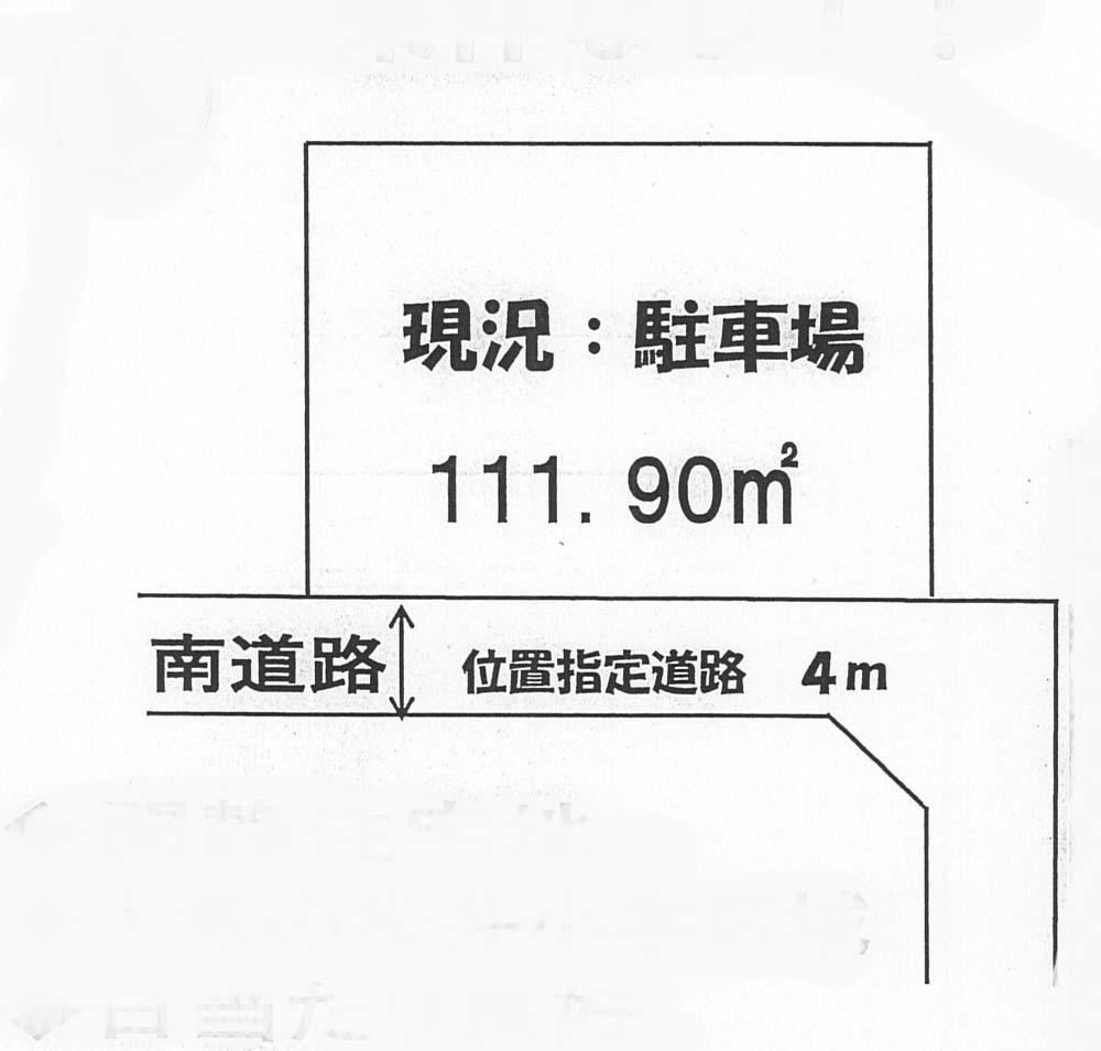 Compartment figure. Land price 20 million yen, Land area 111.9 sq m compartment view