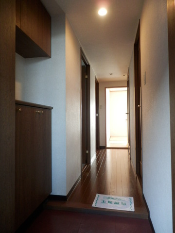 Entrance. It is a photograph from the front door.