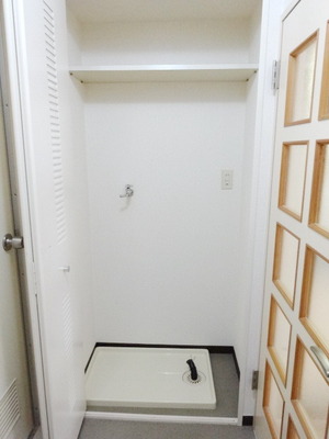 Other room space. Washing machine in the room