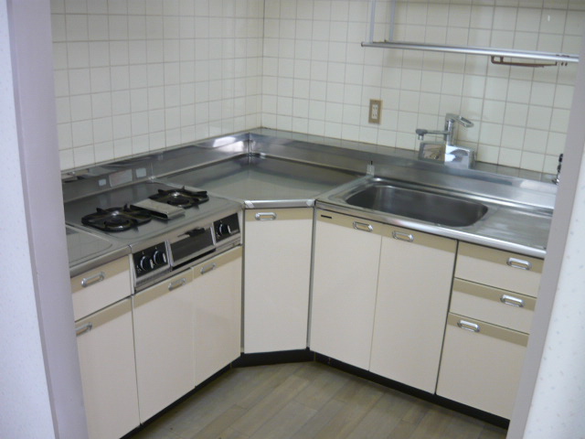 Kitchen. System kitchen two-burner stove