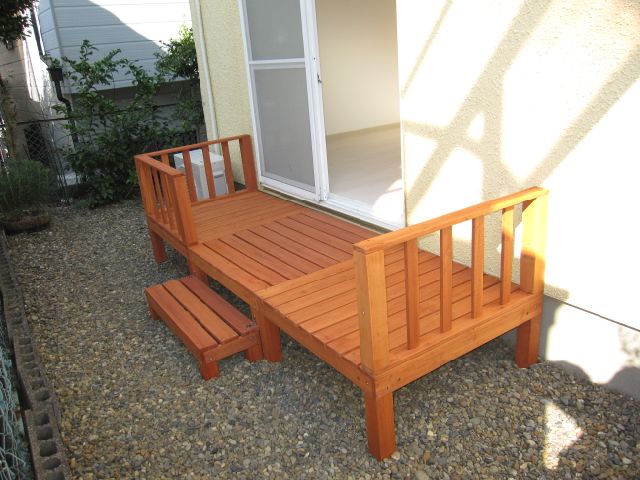 Security. Downy Likes wood deck to Randa
