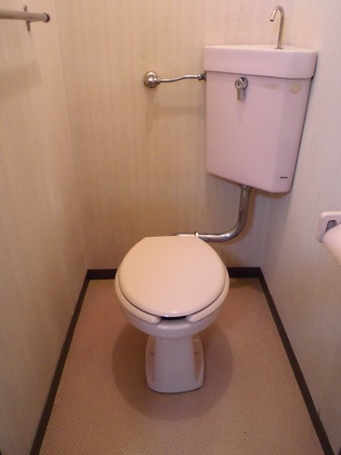 Toilet. Popular bus Restroom