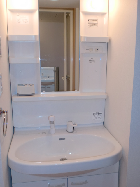 Washroom. Easy-to-use shampoo dresser
