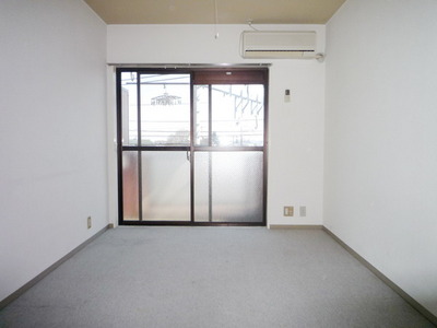 Living and room. Facing south in a bright room