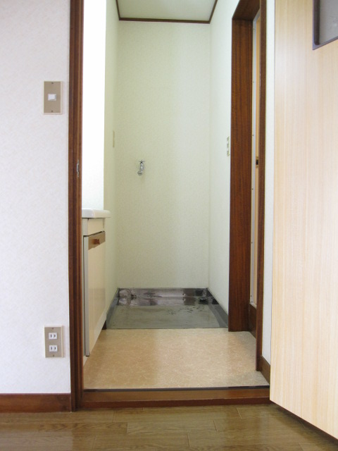 Washroom. The washroom back there is a washing machine yard.