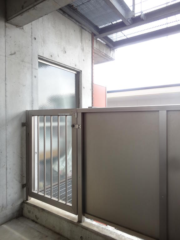 Balcony. Facing south in the day is also good