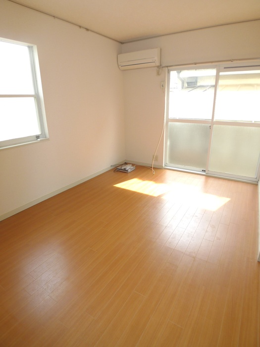 Living and room. Two-sided lighting per corner room