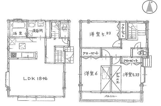 Floor plan. 25,900,000 yen, 3LDK, Land area 116.25 sq m , Building area 87.35 sq m floor plan