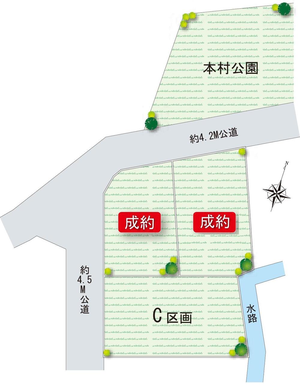 Compartment figure. Land price 22,800,000 yen, Land area 167.11 sq m compartment view