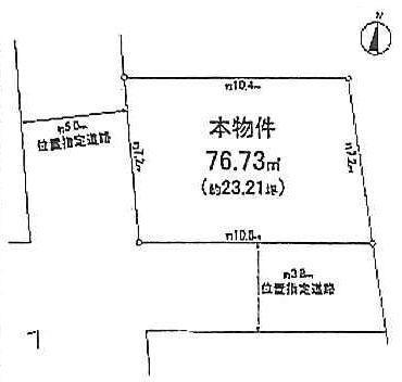 Compartment figure. 34,800,000 yen, 4LDK, Land area 77.14 sq m , Building area 92.11 sq m compartment view