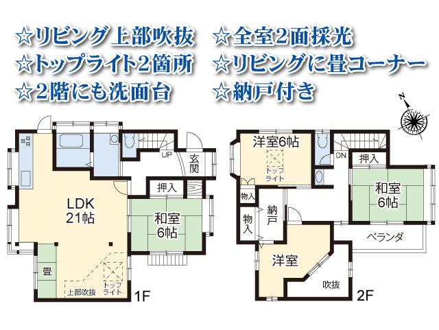 Floor plan. 17.8 million yen, 4LDK + S (storeroom), Land area 140.65 sq m , Building area 92.12 sq m floor plan
